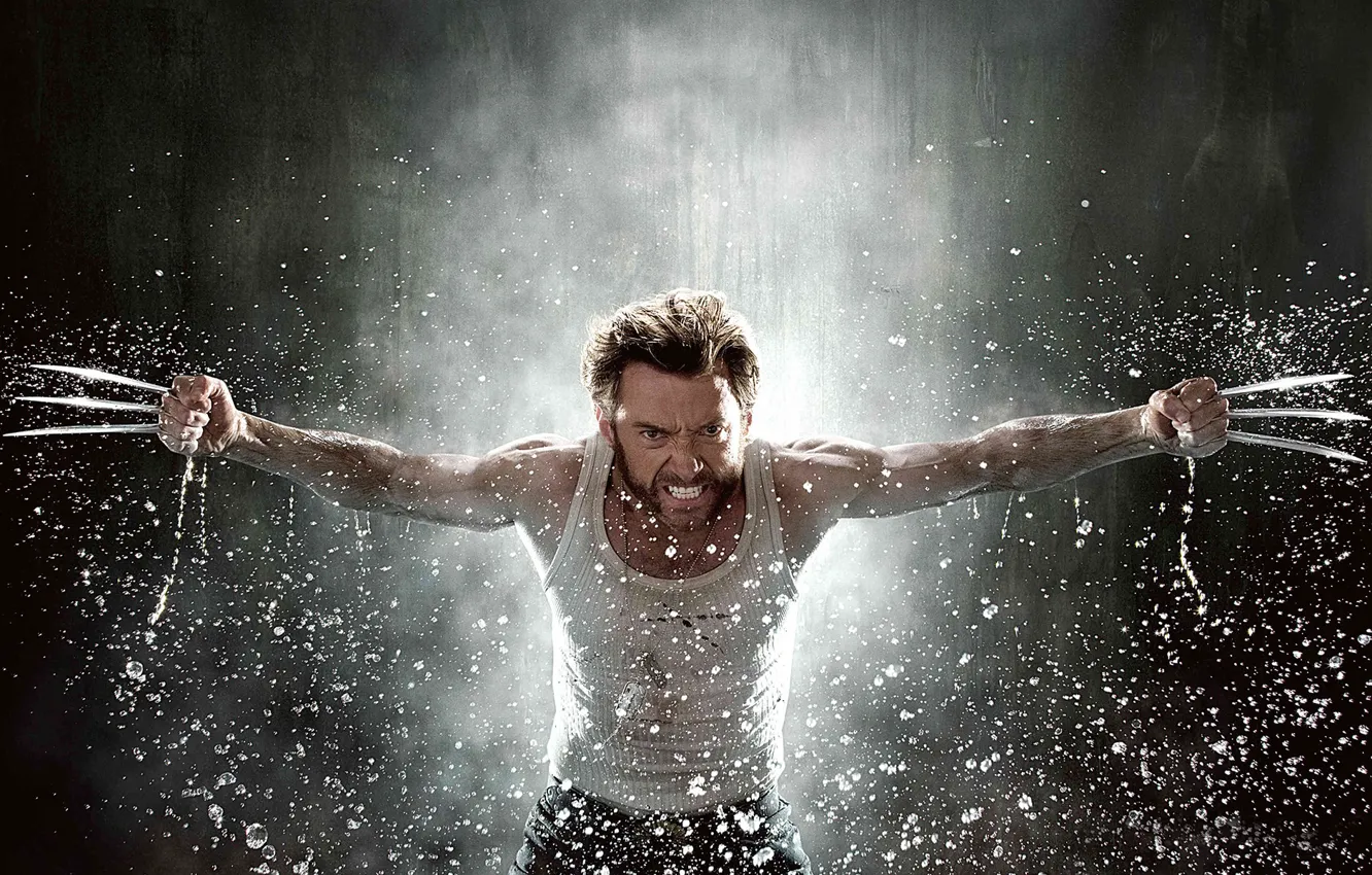 Photo wallpaper Wolverine, Hugh Jackman, X-Men, Origins, Logan, Hugh Jackman