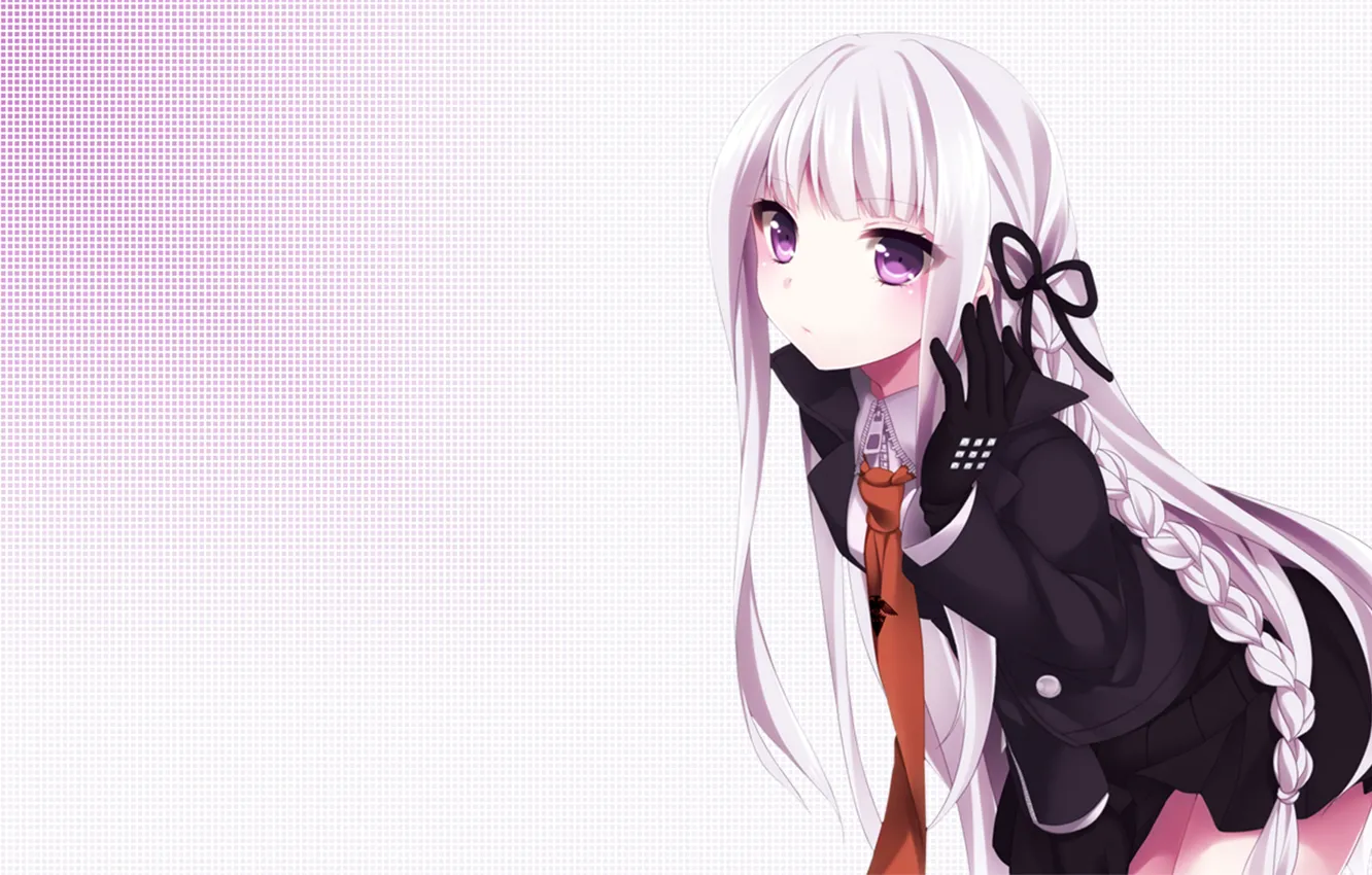Photo wallpaper anime, tie, mail kyouko, Danganronpa, ribbon.