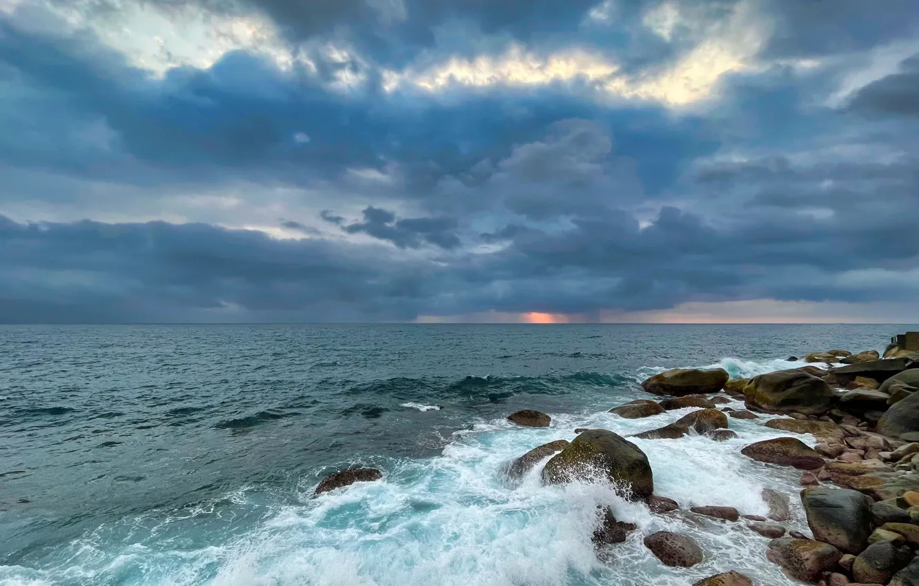 Photo wallpaper Sanya, Hainan, Boundary Island, Lingshui