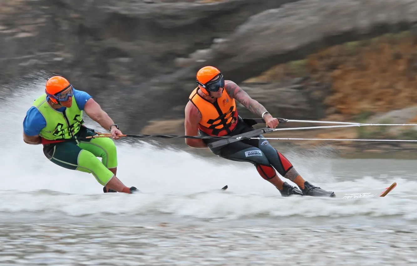 Photo wallpaper race, boat, speed