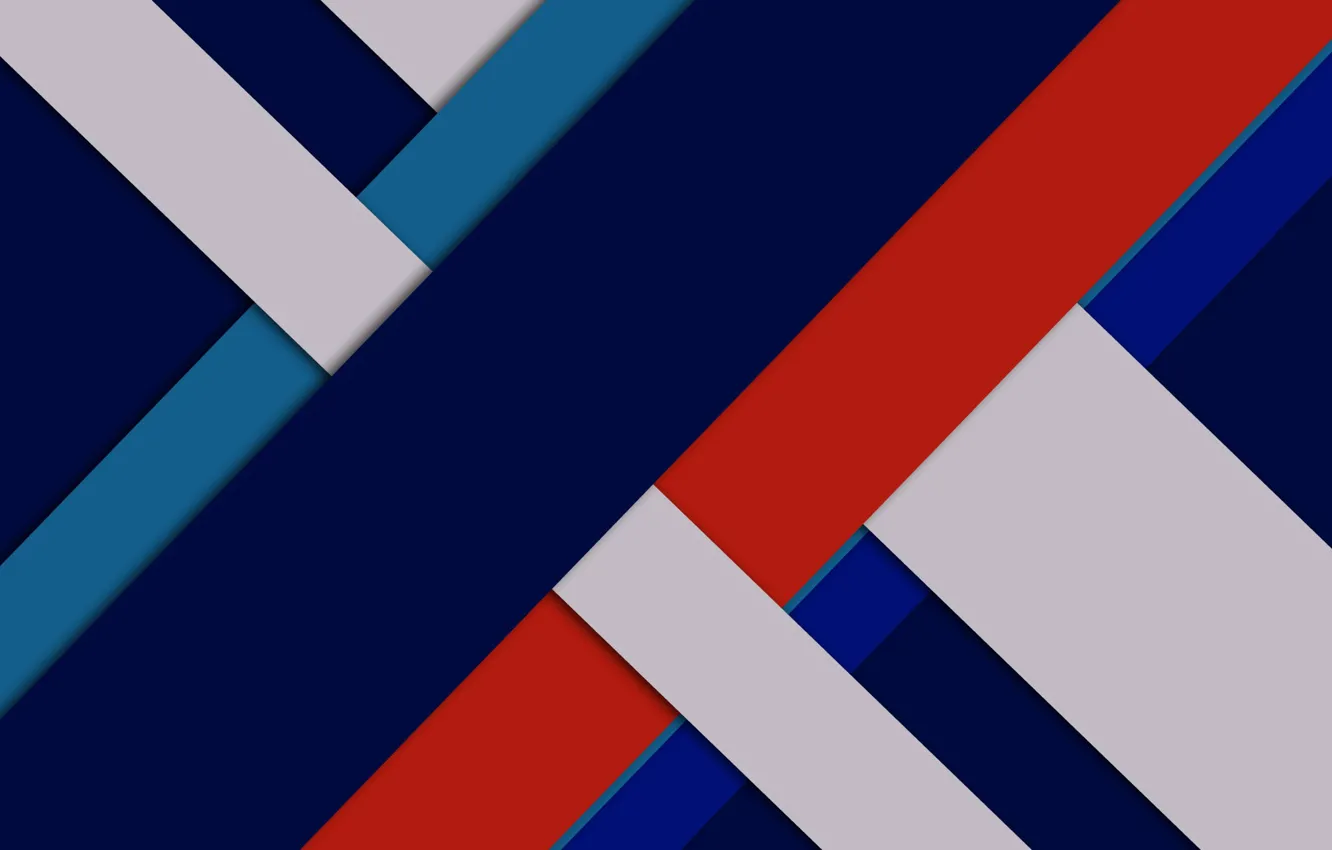 Photo wallpaper white, line, blue, red, blue, geometry, design, color