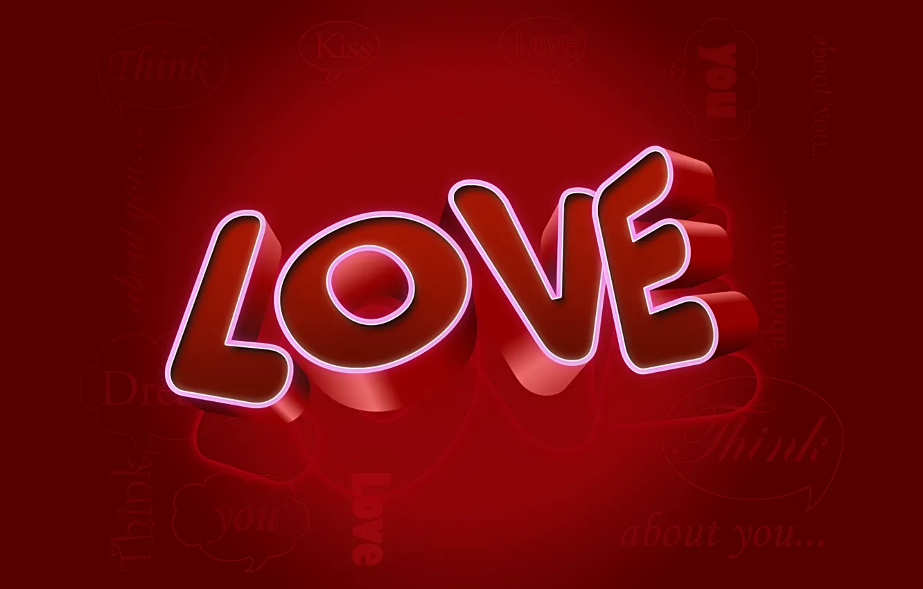 Photo wallpaper style, words, love style