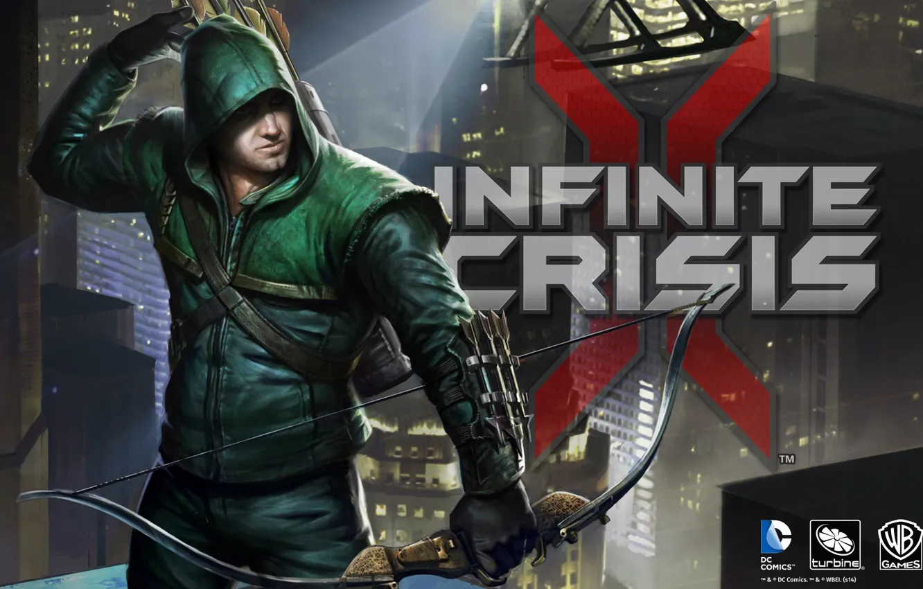Photo wallpaper arrows, Green Arrow, DC Comics, Oliver Queen, infinite crisis