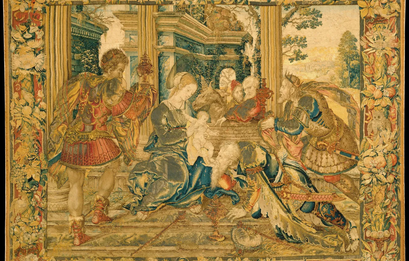 Photo wallpaper colors, old, artwork, canvas