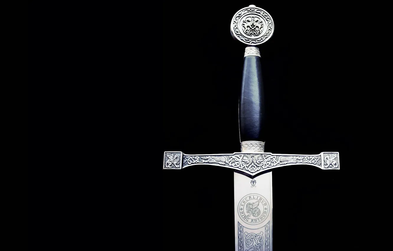 Photo wallpaper Sword, king Arthur, Excalibur, legend