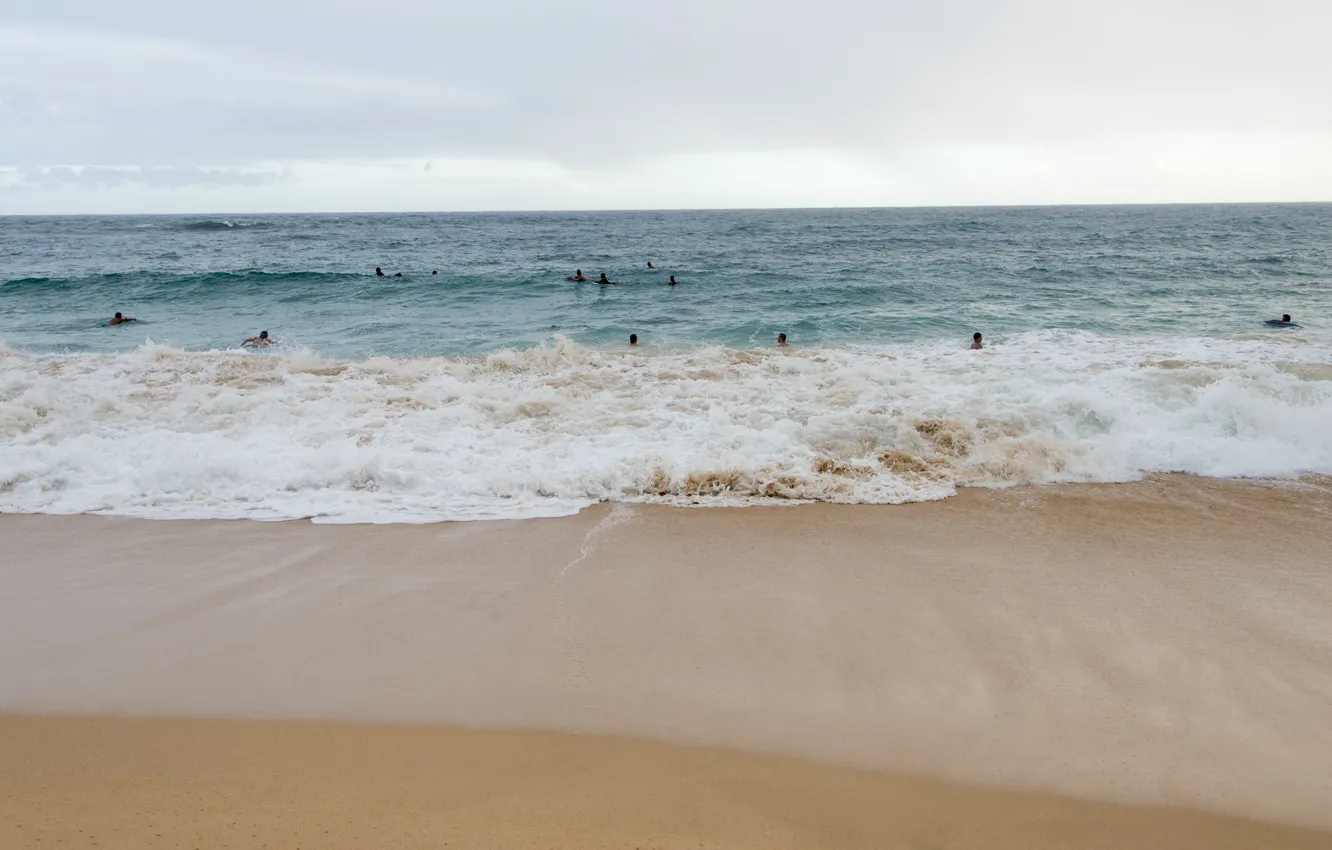 Photo wallpaper sand, sea, wave, beach, summer, the sky, summer, beach