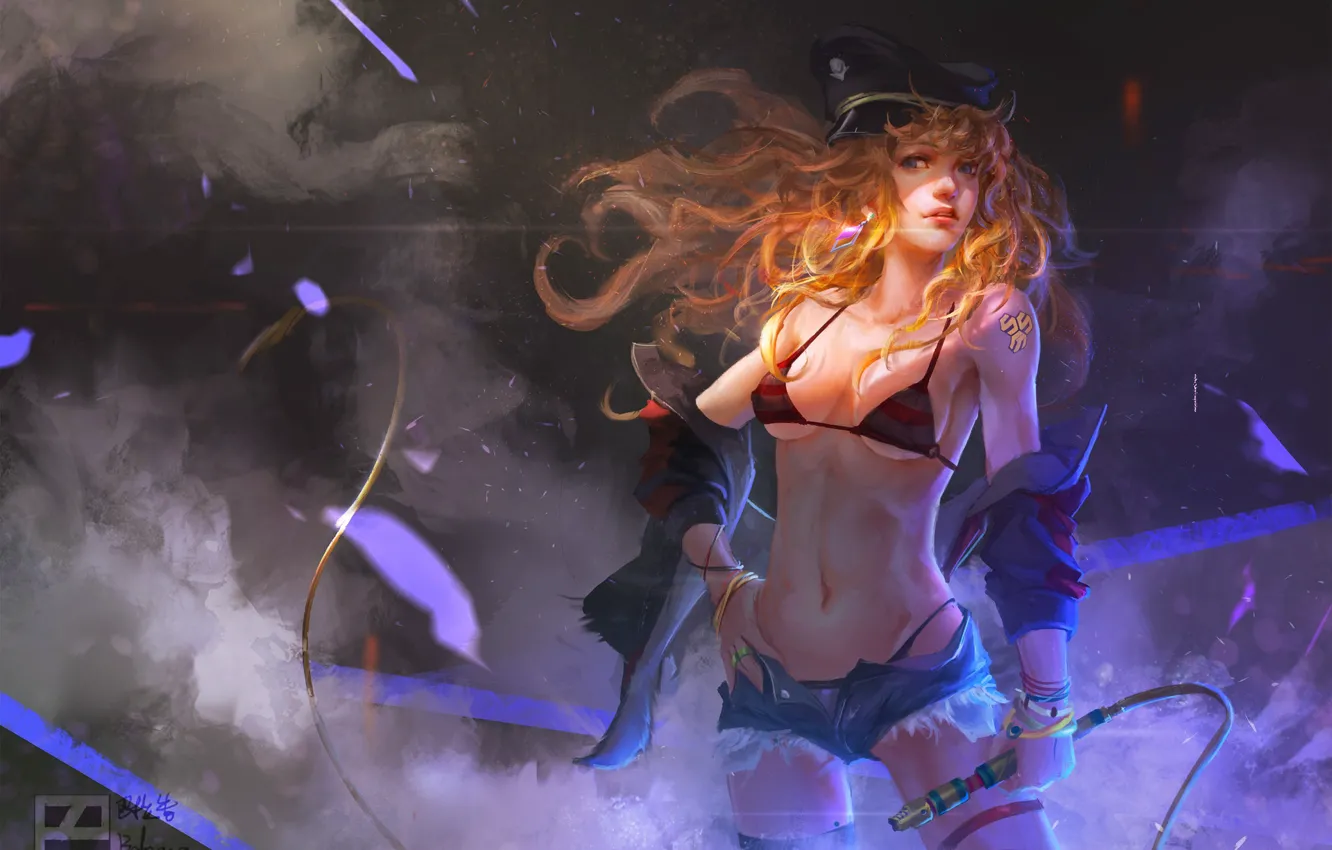 Photo wallpaper girl, anime, art, cap, Bala report (Huang Yan Wu), @!#%$@#$