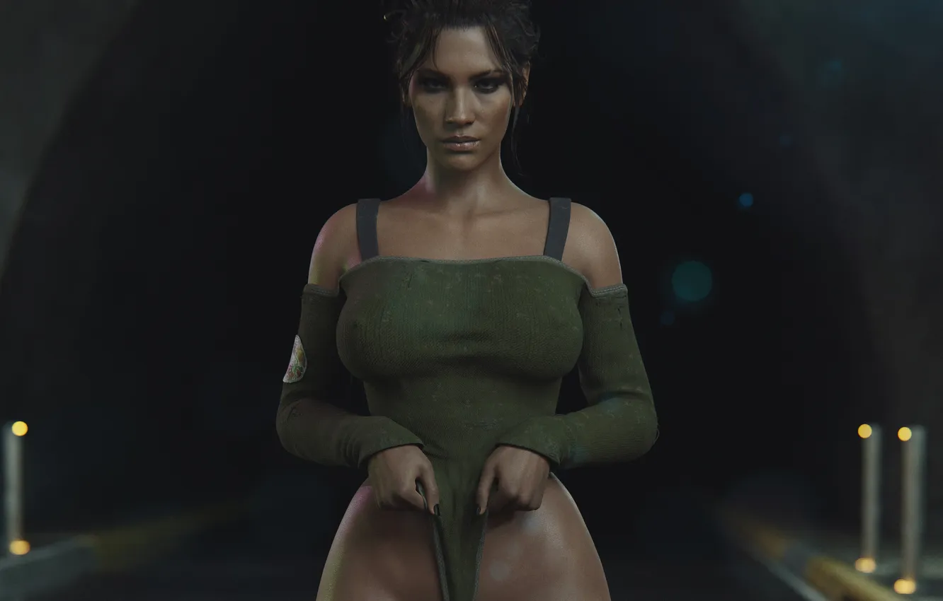 Photo wallpaper 3d art, Cyberpunk 2077, Game Art, Fan Art - Cyberpunk 2077, Panam Palmer, takerskiy