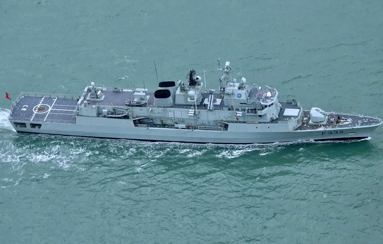 Photo wallpaper frigate, Corte Real, Portuguese Navy