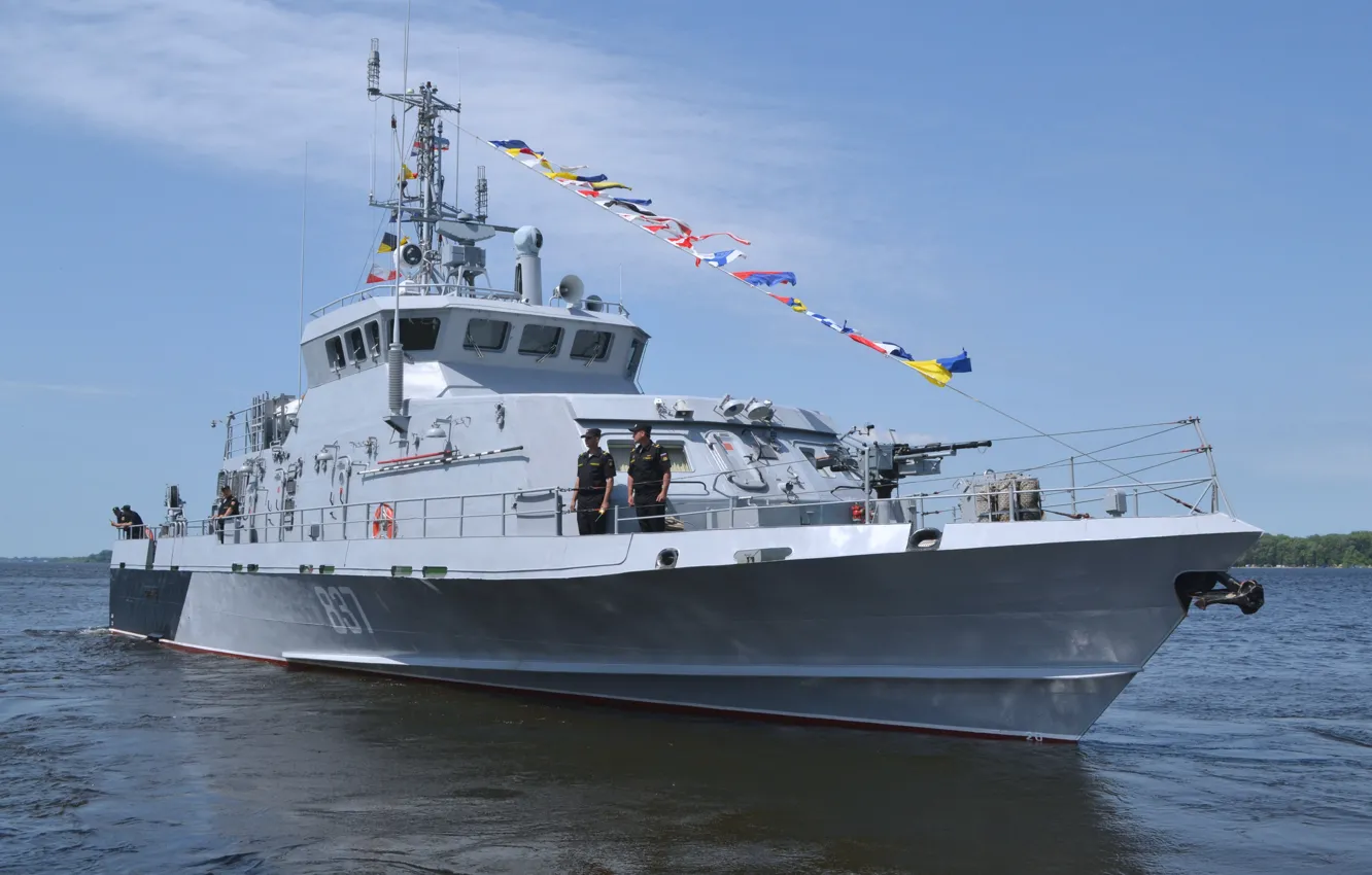 Photo wallpaper boat, Navy, anti-sabotage, Kinel