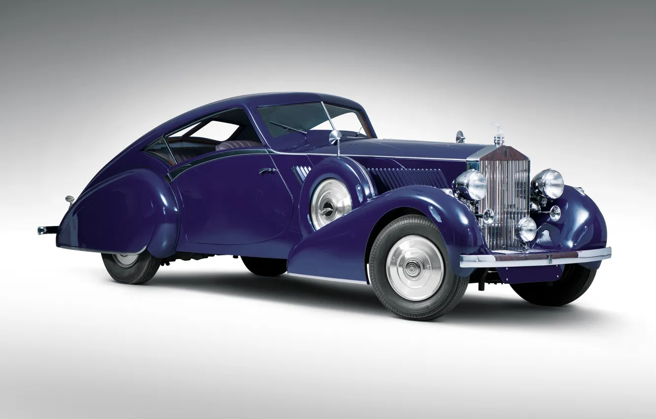 Photo wallpaper retro, Rolls-Royce, Coupe, 1937, Phantom III Aero