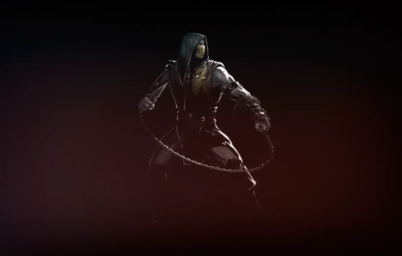 Photo wallpaper Mortal Kombat, Scorpion, Concept Art, Mortal Kombat X, MKX, by Serg Souleiman, Serg Souleiman