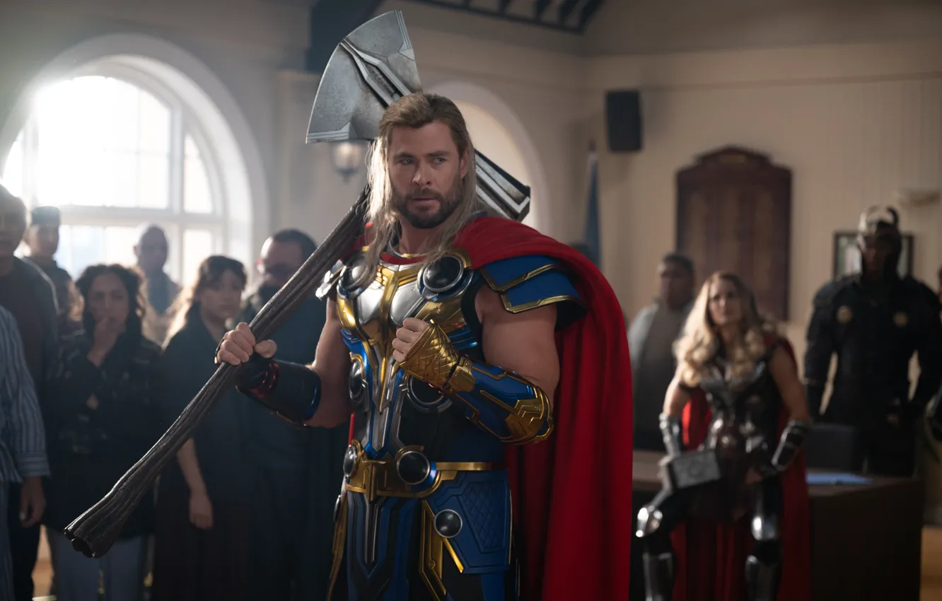 Photo wallpaper Thor, Chris Hemsworth, Marvel Studios, Thor: Love and Thunder