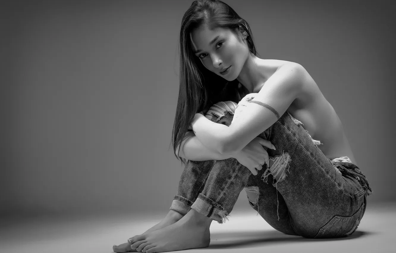 Photo wallpaper girl, pose, Danni