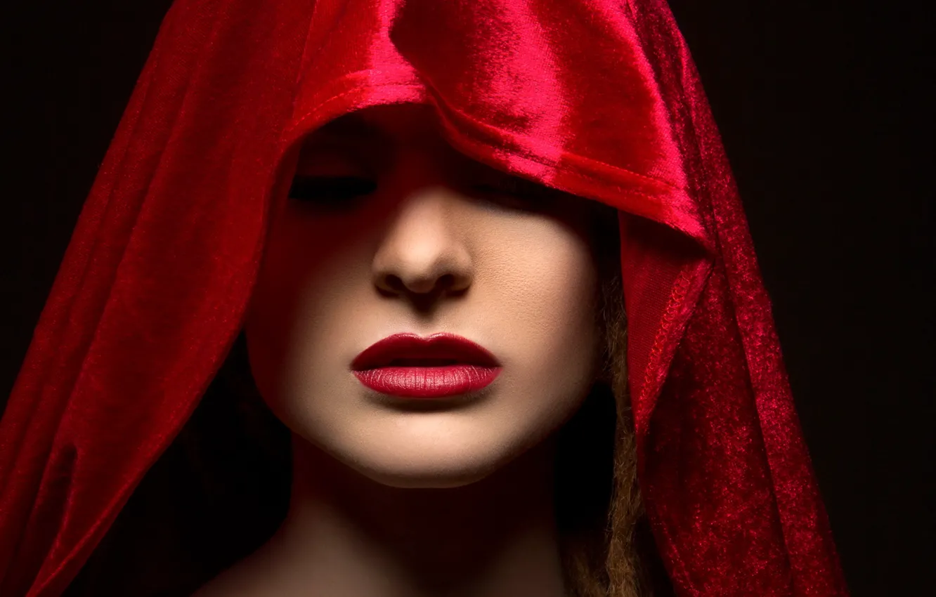 Photo wallpaper look, girl, portrait