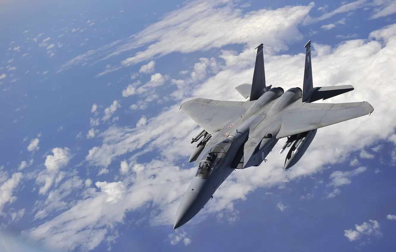 Wallpaper flight, fighter, Eagle, F-15, tactical, "Eagle" for mobile