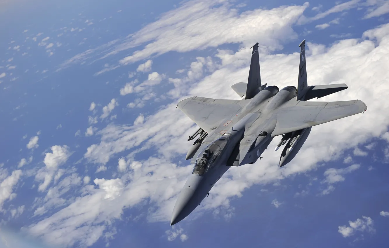 Photo wallpaper flight, fighter, Eagle, F-15, tactical, "Eagle"