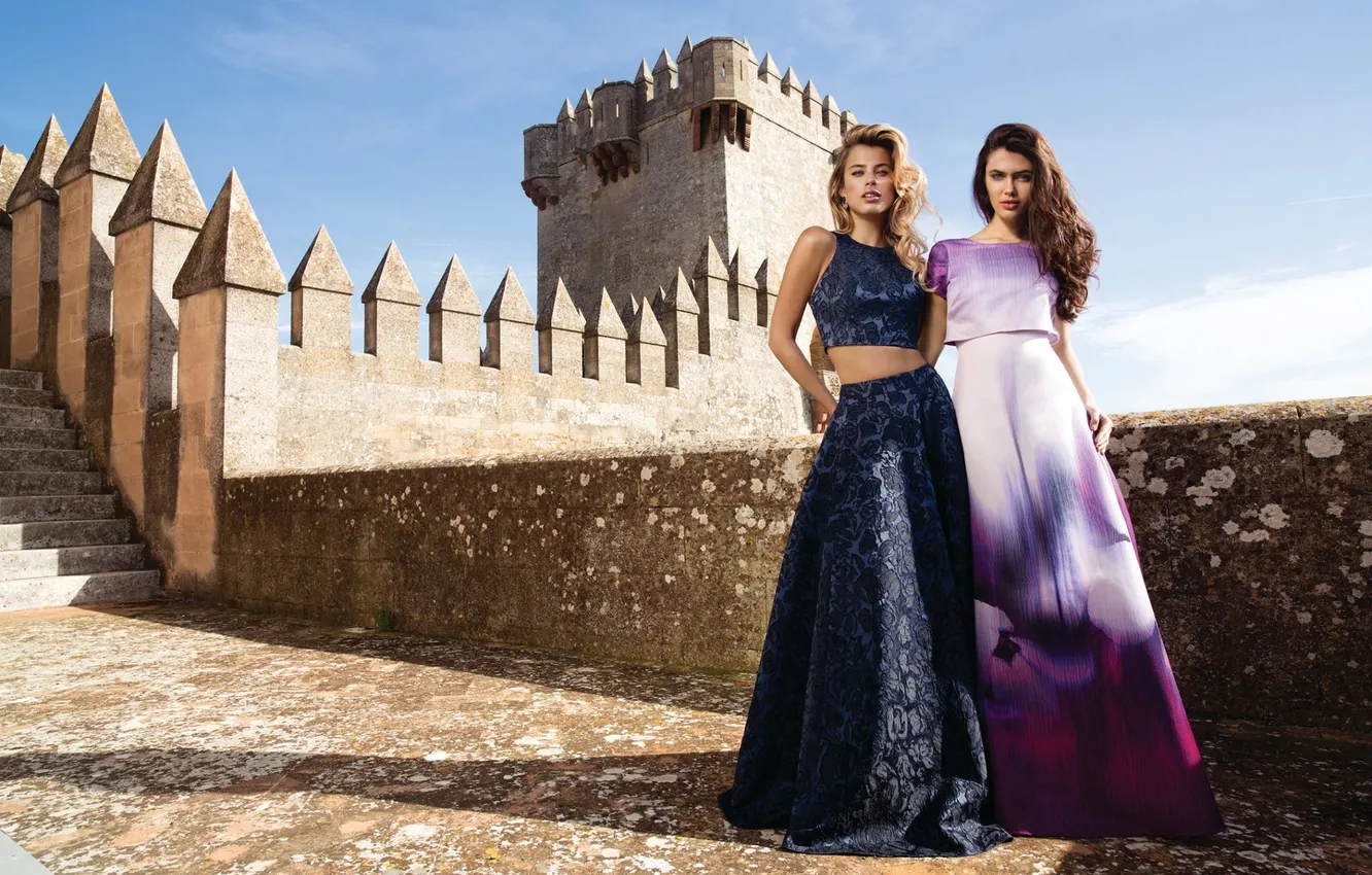 Photo wallpaper dress, girls, look, models, gorgeous