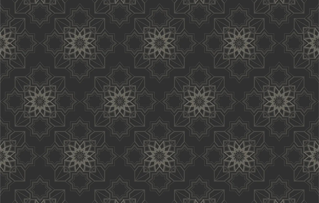 Wallpaper grey, background, pattern, texture, geometry, ornament ...