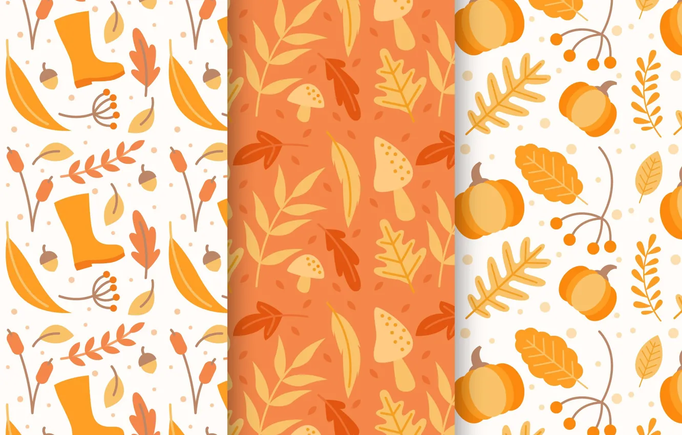 Photo wallpaper autumn, background, texture, vegetables, autumn, pattern, collection