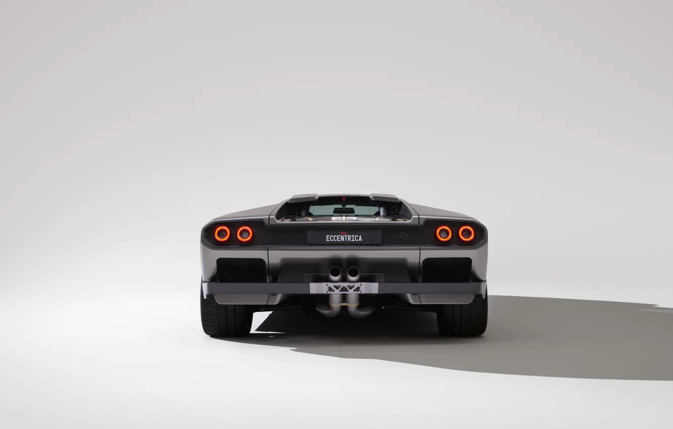 Photo wallpaper Lamborghini, Diablo, rear view, Lamborghini Diablo Eccentrica Restomod