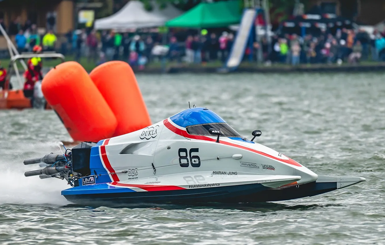 Photo wallpaper race, boat, speed