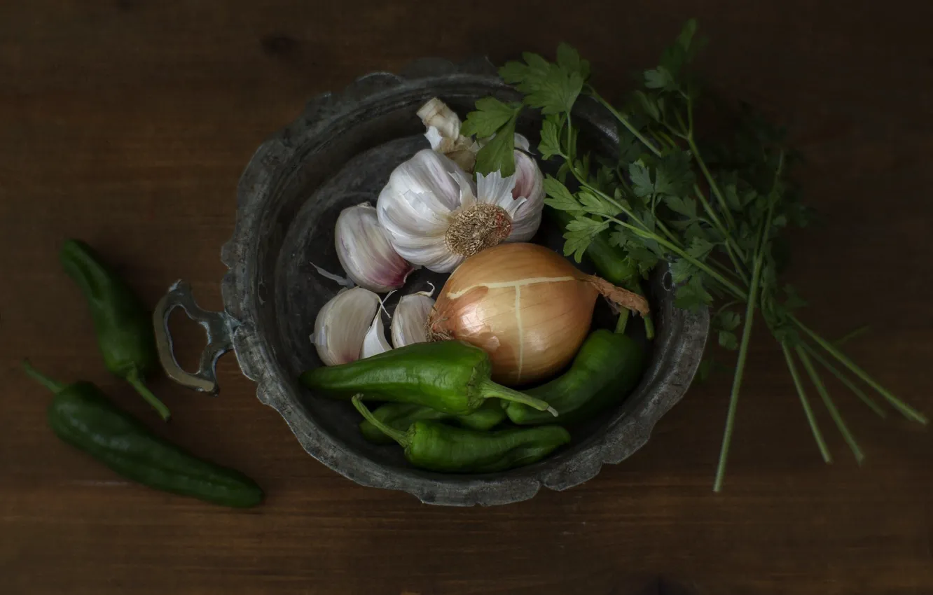 Photo wallpaper pepper, sharp, vegetables, Cessnock