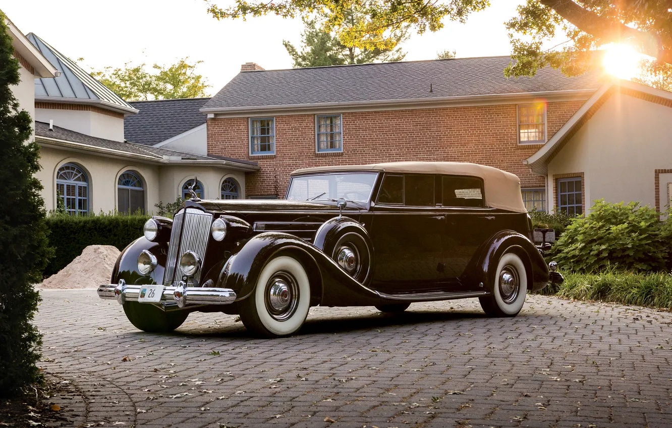 Photo wallpaper 1937, Twelve, Packard, Packard, 1508