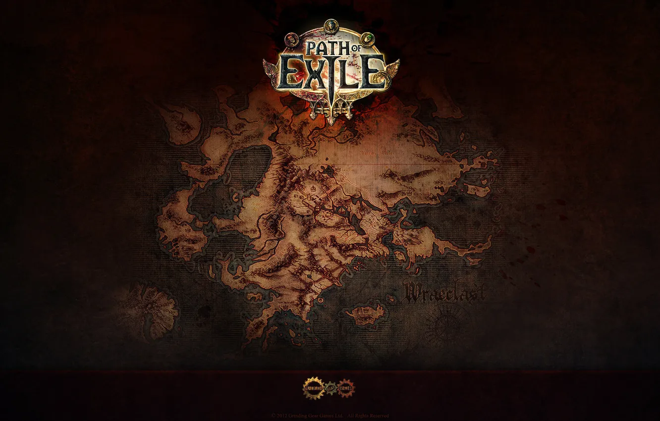 Photo wallpaper the game, map, game, online, MMO, IMO, path of exile