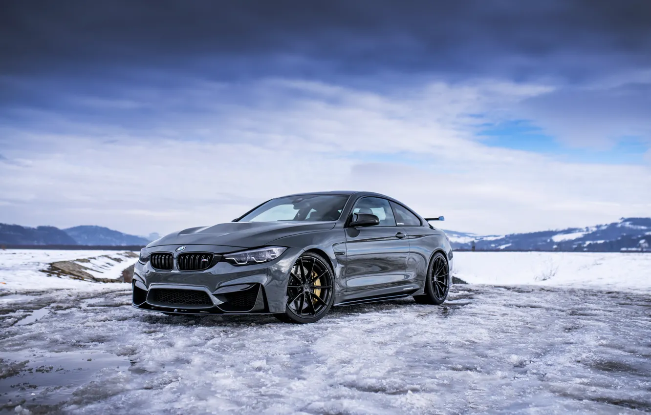 Photo wallpaper Grey, Wheels, F82, M4