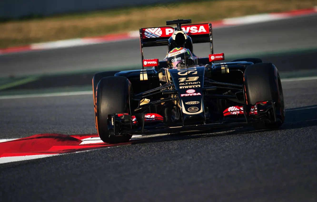 Photo wallpaper Lotus, Formula 1, Team, Pastor Maldonado, E23