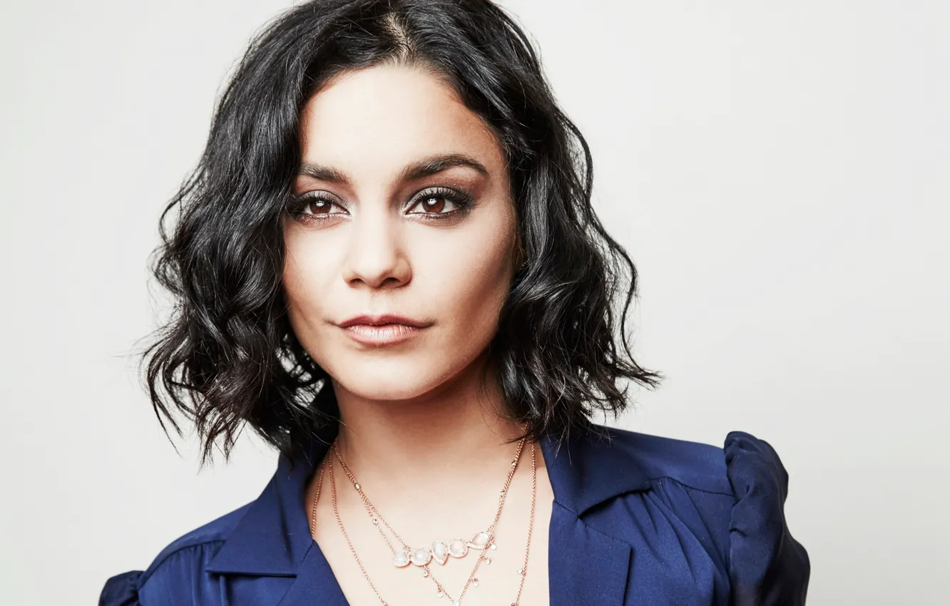 Photo wallpaper look, girl, pose, model, makeup, actress, hair, Vanessa Hudgens