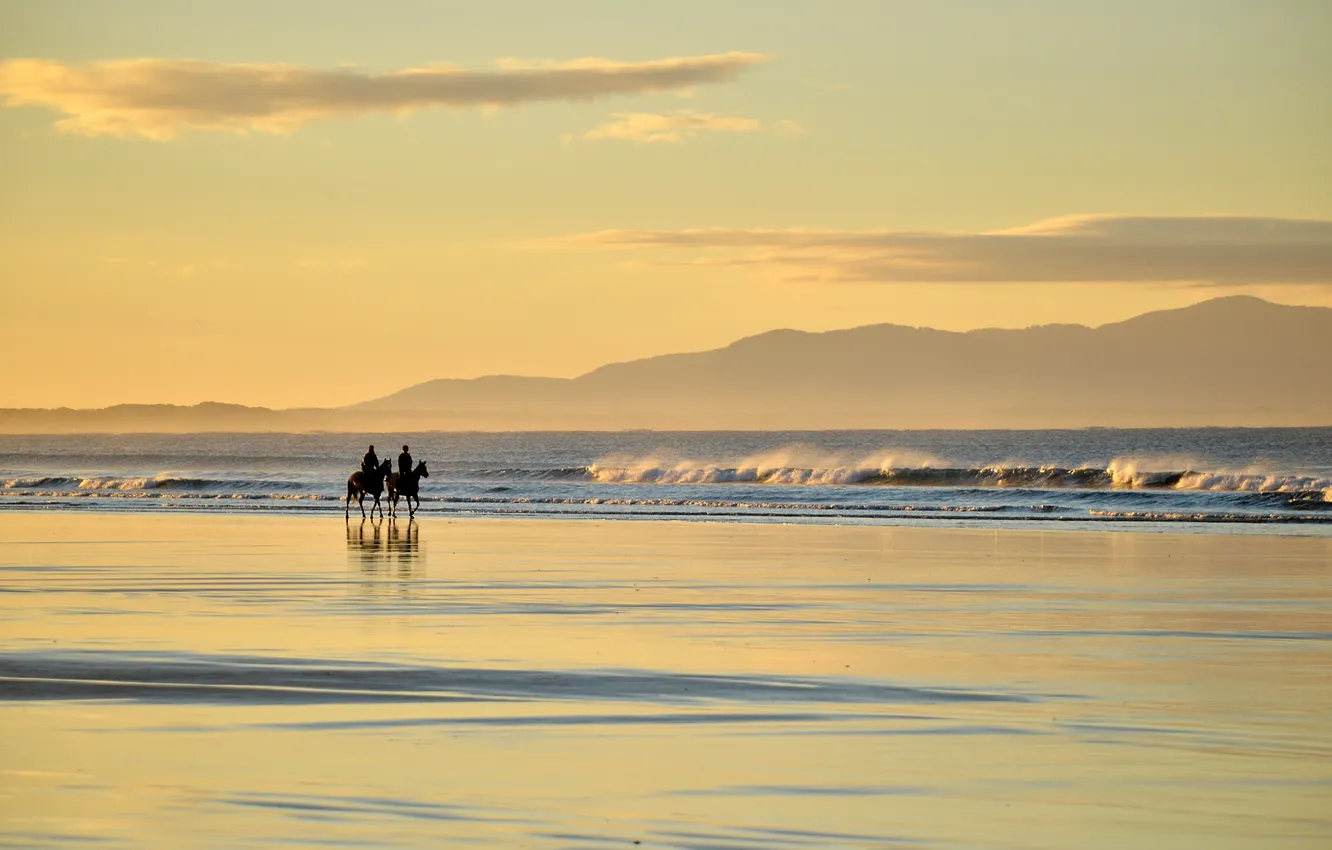 Photo wallpaper sea, landscape, rider, Australia, Victoria, Waratah Bay