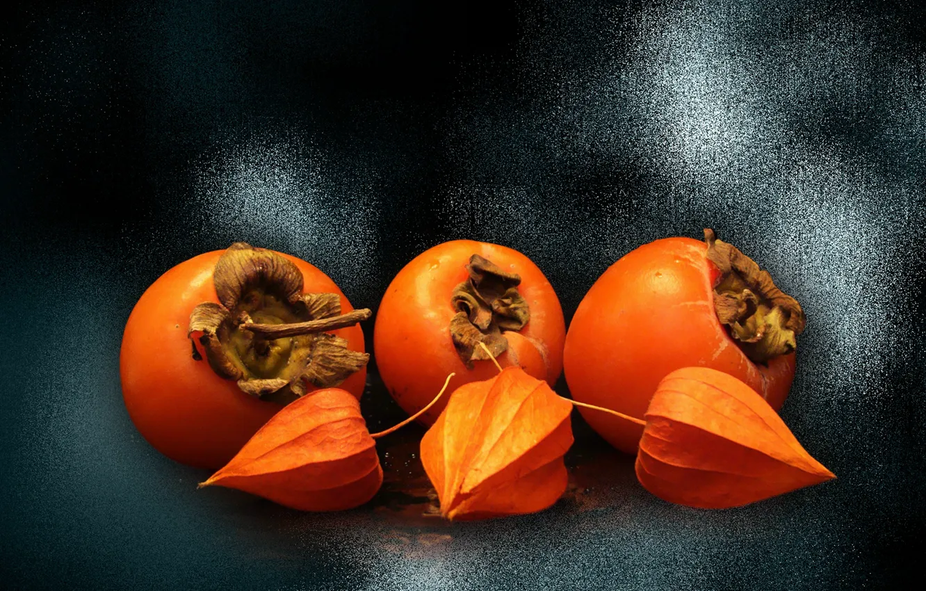 Photo wallpaper mood, fruit, persimmon, Wallpapers