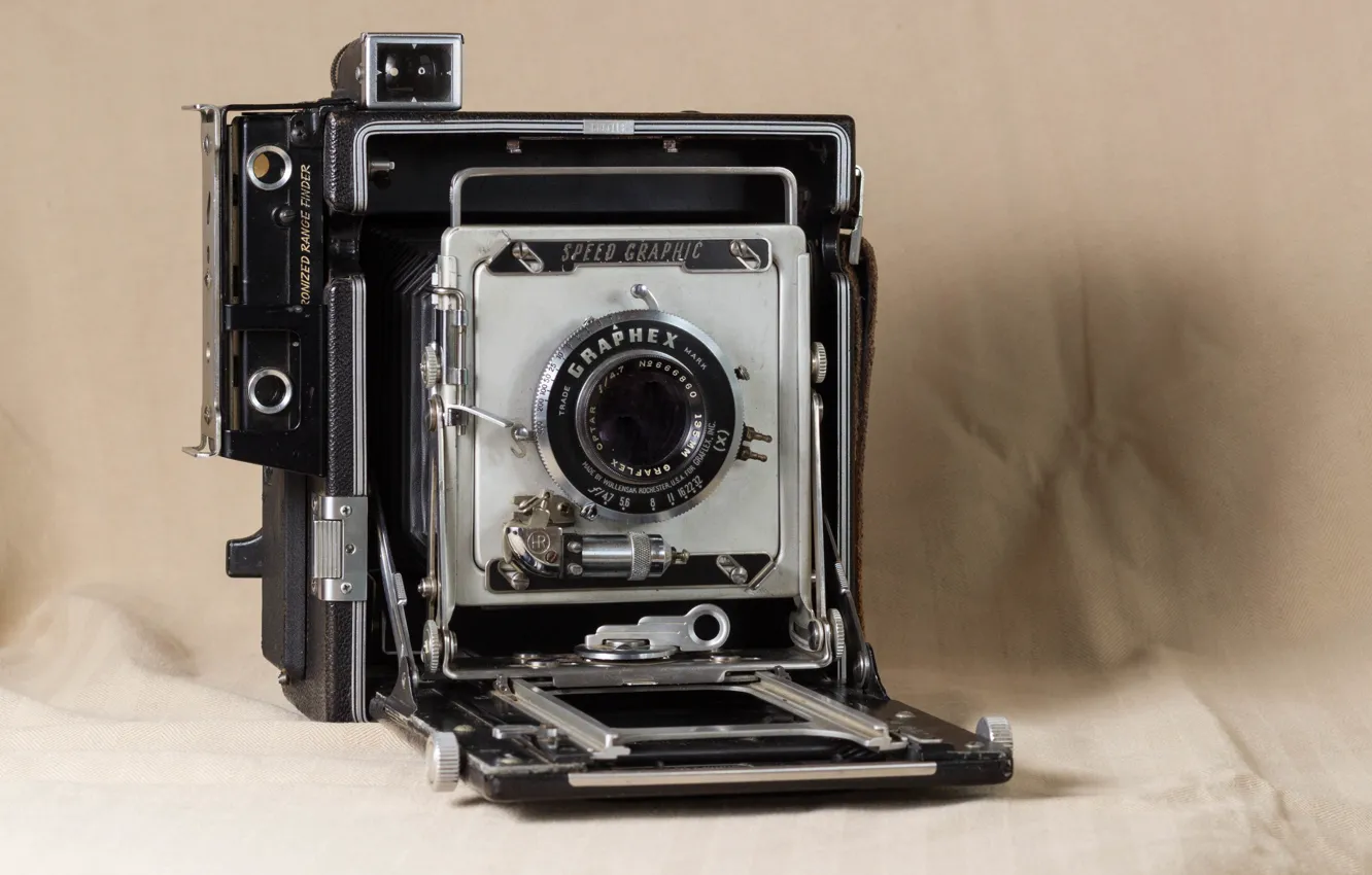 Photo wallpaper background, camera, Speed Graphic