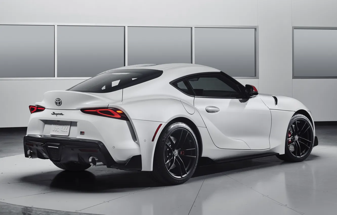 Photo wallpaper Toyota, rear view, Supra, Launch Edition, 2019, Toyota GR Above, GR Above