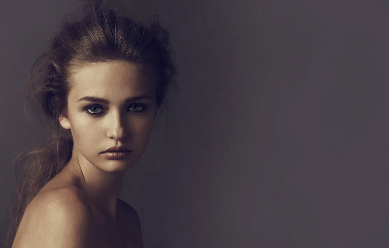 Photo wallpaper look, girl, face, sweetheart, model, portrait, beautiful, Cristina Bing Offer Button