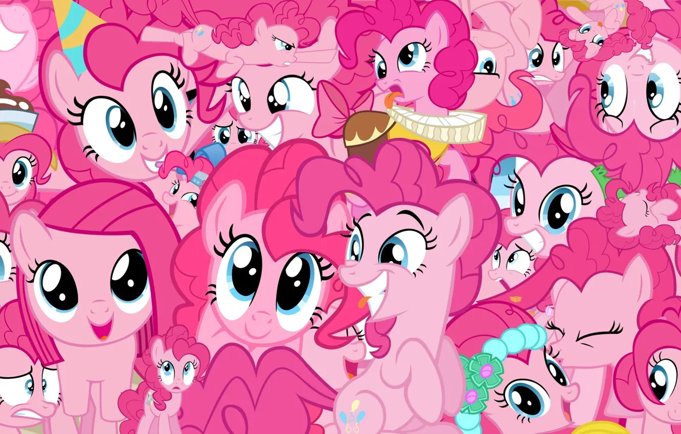 Photo wallpaper Pink, My Little Pony, Pony, Pinkie Pie, Multfilm