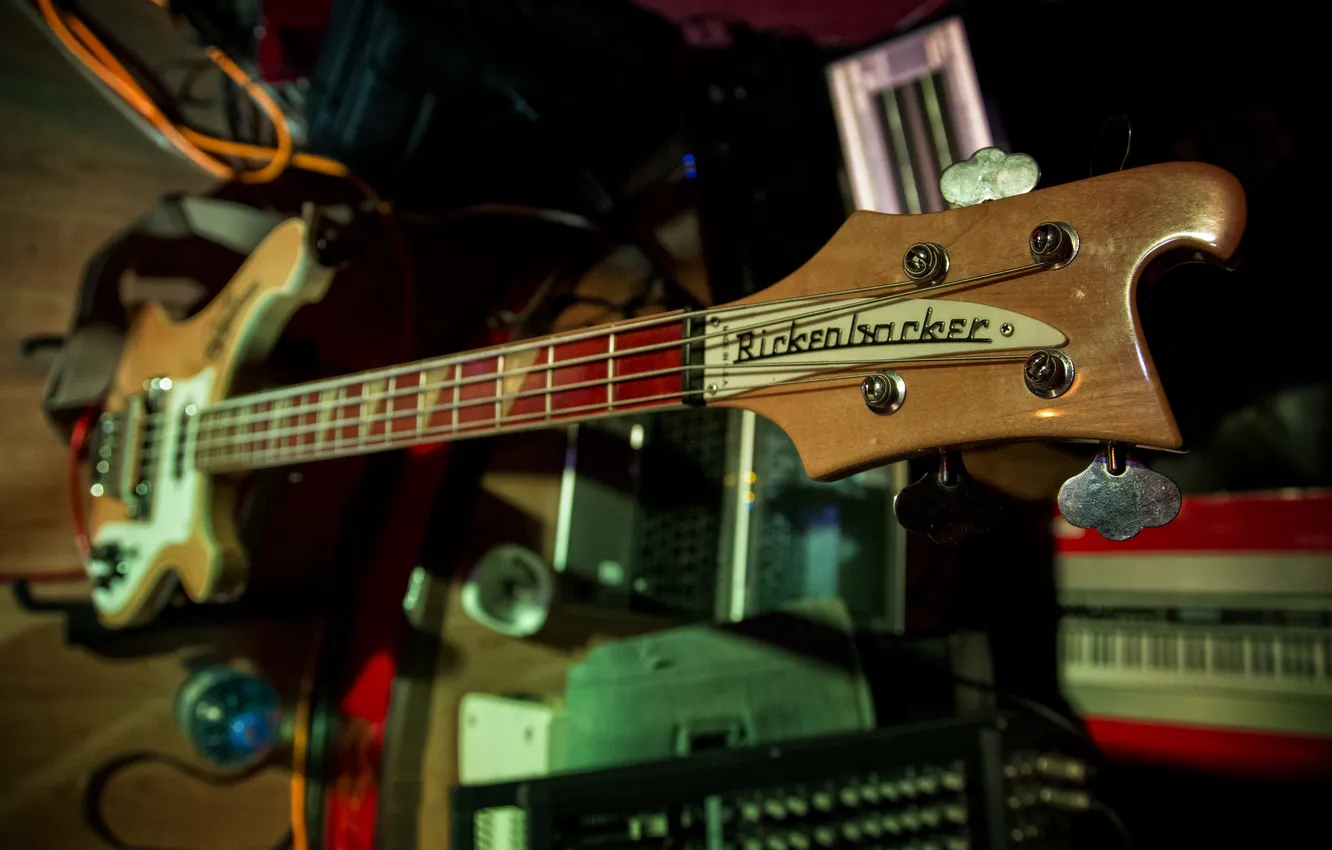 Photo wallpaper guitar, Fusion, Music, jazz, rock music, bass guitar, Kide & JC, Kide fotoart