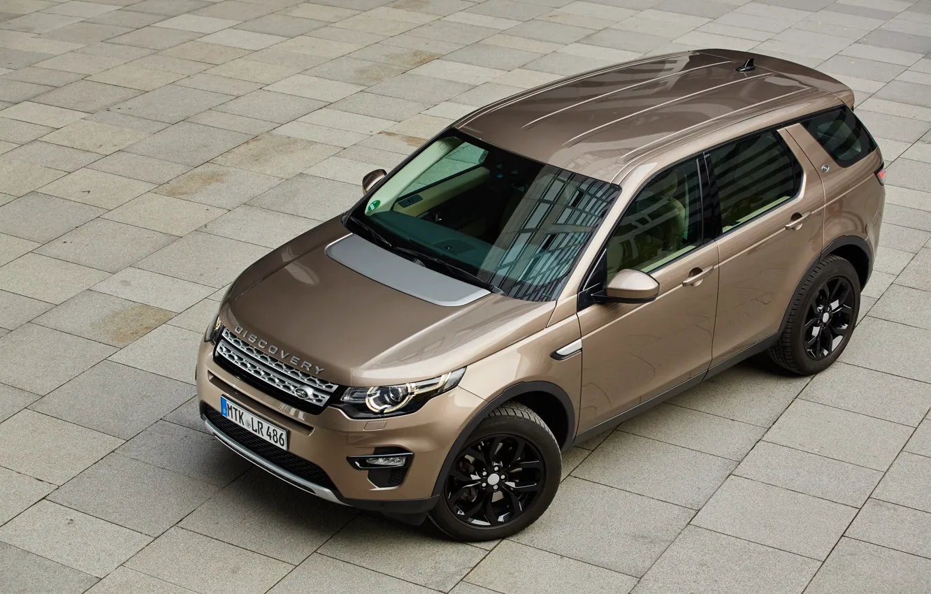 Photo wallpaper Land Rover, Discovery, the view from the top, Sport, HSE, Black Design Pack