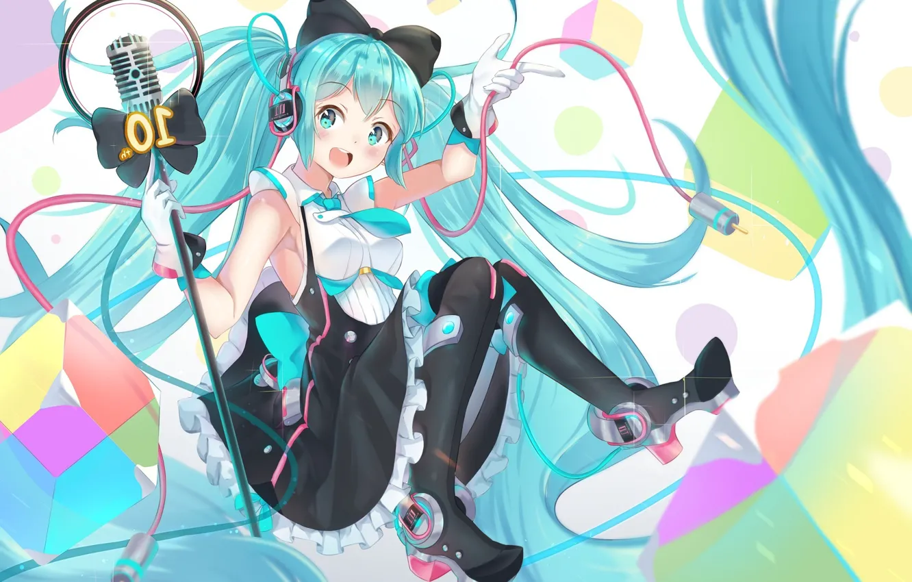 Photo wallpaper Hatsune Miku, Vocaloid, Vocaloid, Hatsune Miku