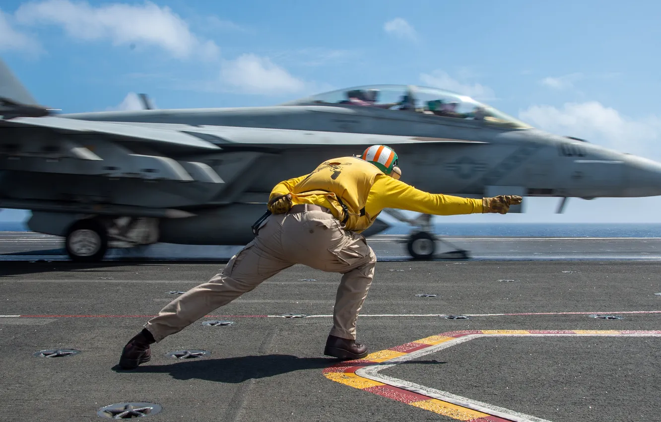 Photo wallpaper wallpaper, High Definition, Flight Deck Officer