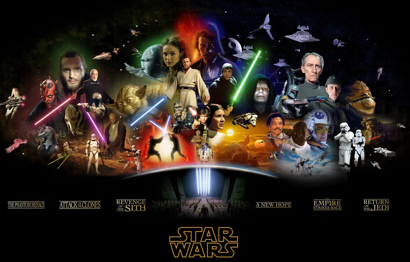 Photo wallpaper Star Wars, Movie, Saga