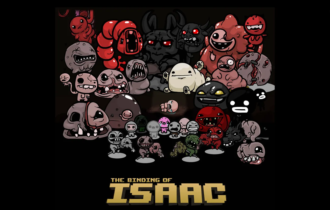 Photo wallpaper game, indie, The Binding of Isaac