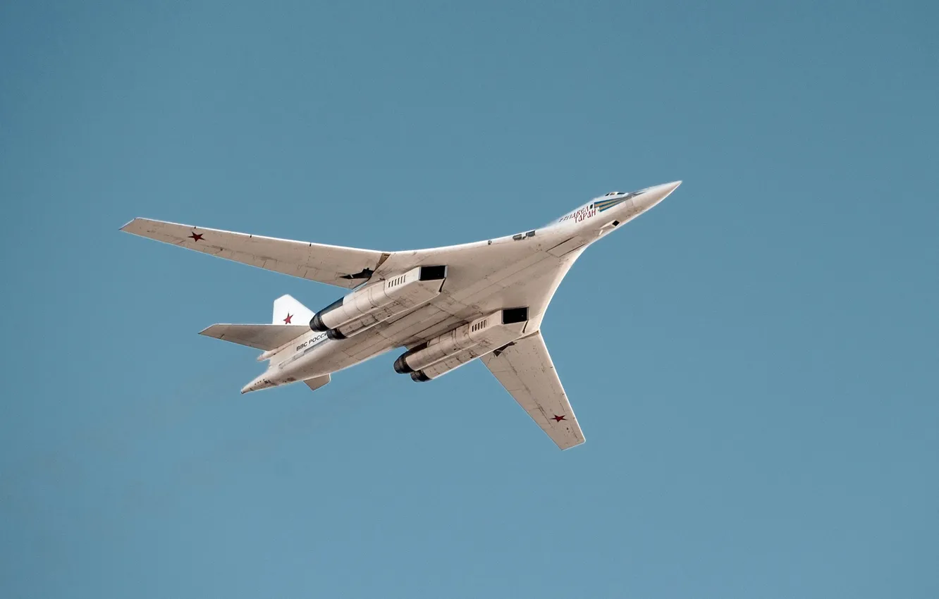 Photo wallpaper bomber, The Tu-160, strategic bomber-missile carrier, supersonic, Pavel Taran