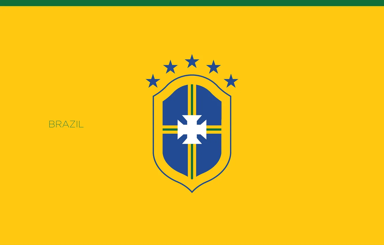 Photo wallpaper wallpaper, logo, football, Brazil, Sport