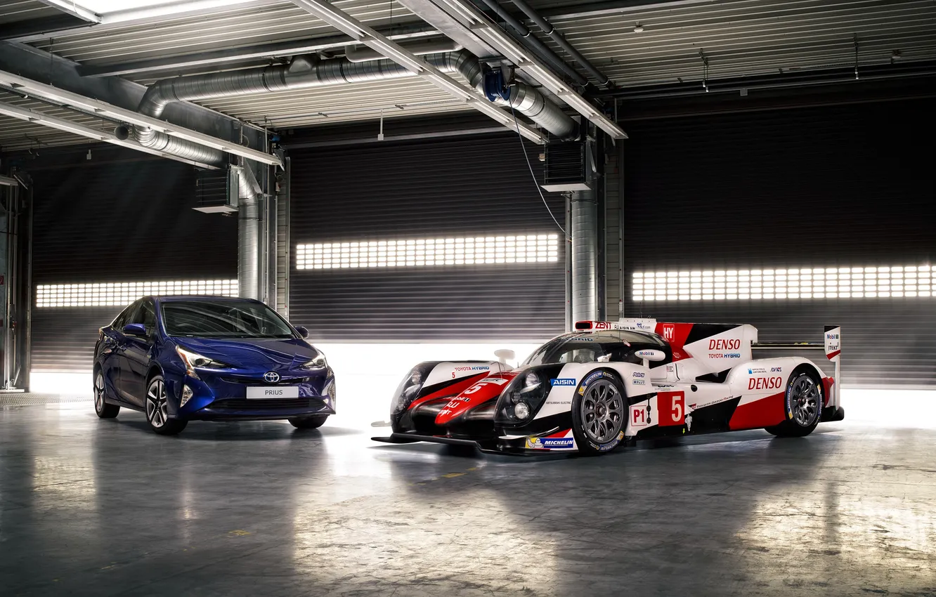 Photo wallpaper supercar, Toyota, Toyota, LMP, TS050