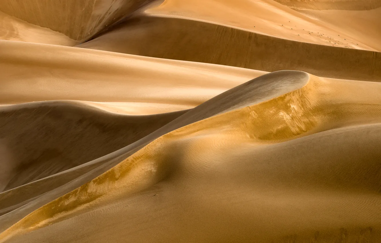 Photo wallpaper sand, desert, barkhan