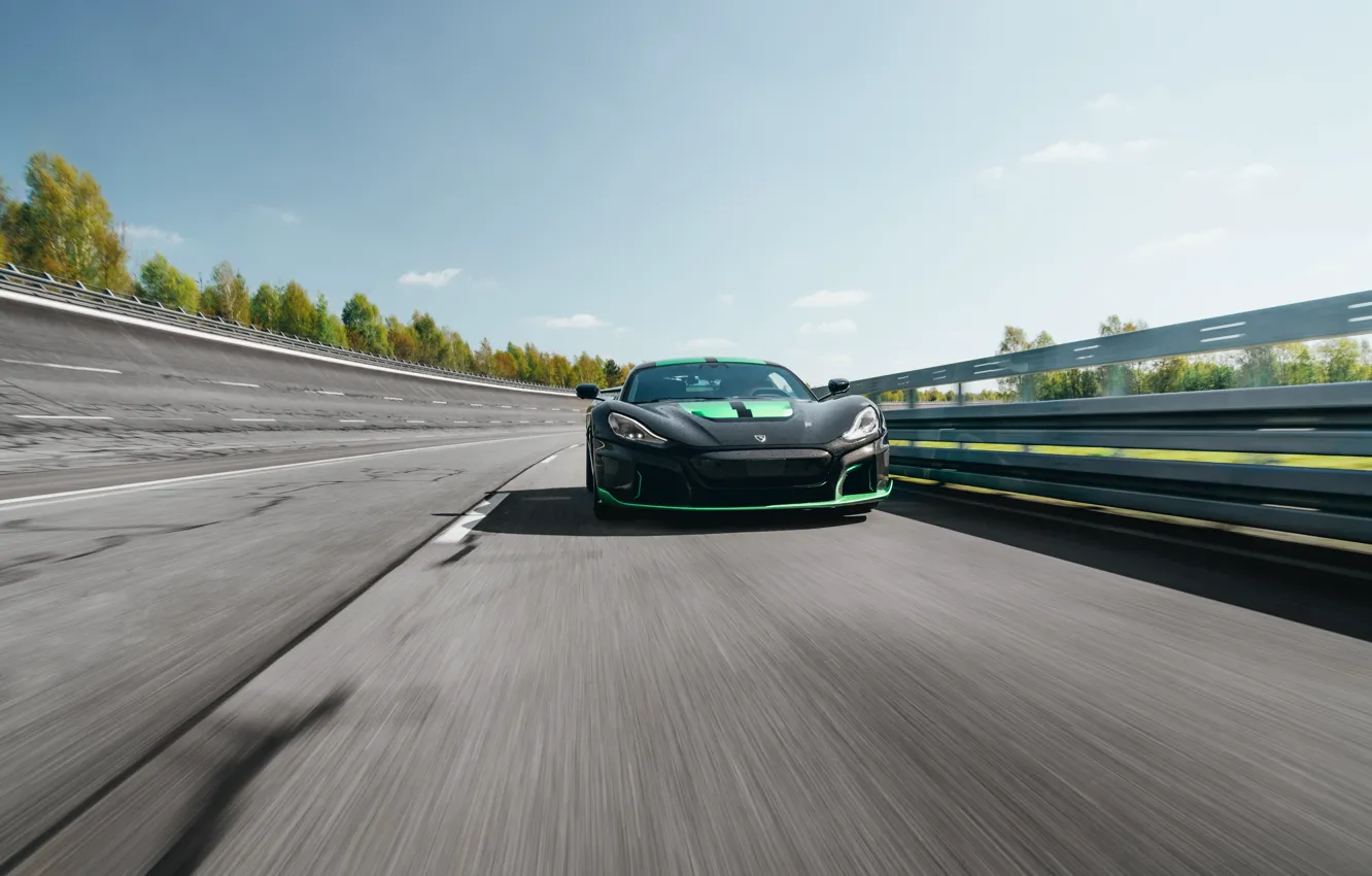 Photo wallpaper Rimac, front view, Refrigerator, Rimac Nevera Time Attack