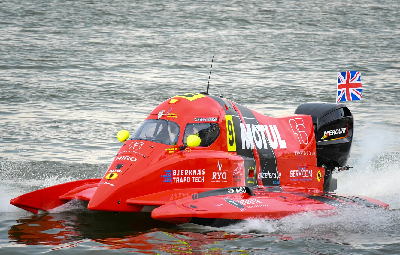 Photo wallpaper speed, boats, races